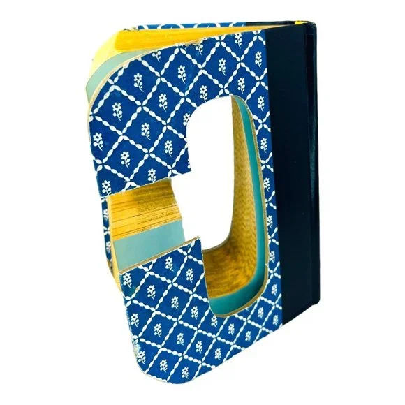 Letter C Shaped Book Hand Carved Reader’s Digest Condensed Books 1984 - Picture 2 of 7